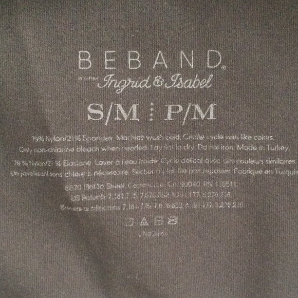 Set of 2 Belly Bands Black and Nude - Picture 4 of 6